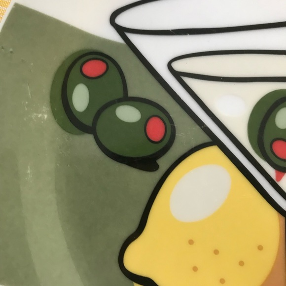 MSC Joil Vivre Martini 🍸 Plates Appetizer Cocktail 7” Set of 4 - Picture 7 of 10